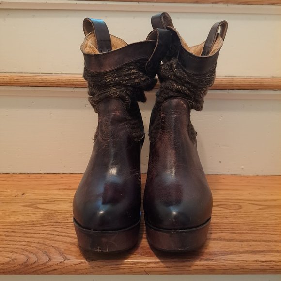 Wedge booties by BedStu Cobblers Series womens size 6.5 - Picture 7 of 10